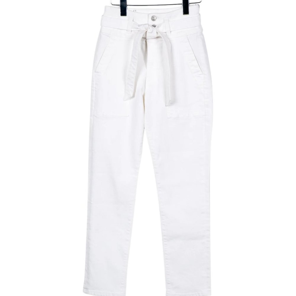Veronica Beard High-Rise Straight Leg Jeans